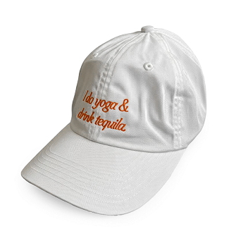 Marigold Hat - I Do Yoga & Drink Tequila